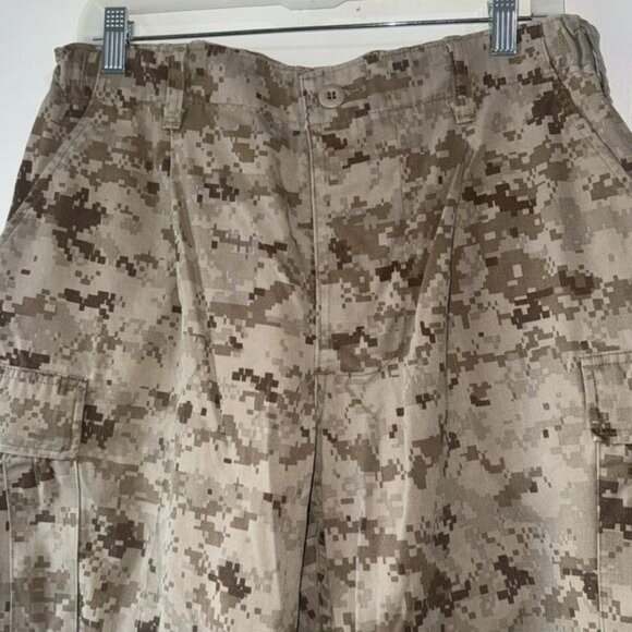 USMC Digital Woodland Camouflage Cargo Pants Medium Regular - Picture 2 of 9